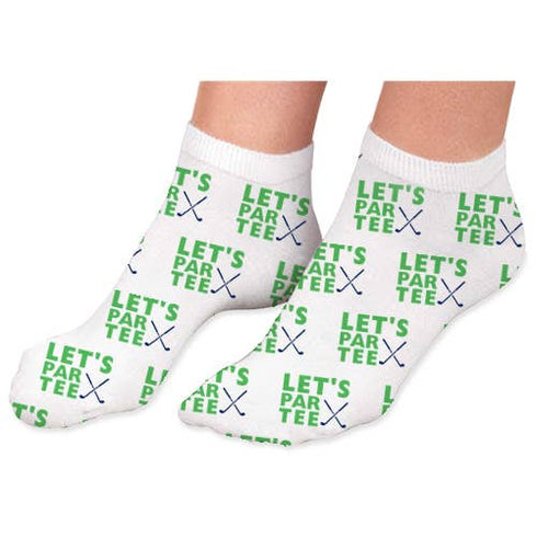 Low Cut Socks - Let's PAR TEE